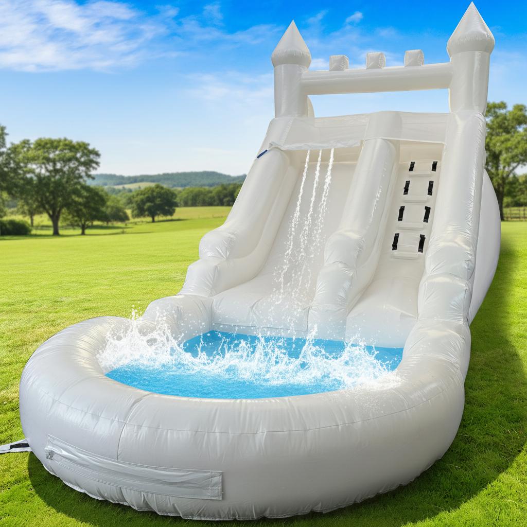 Inflatable Water Slide Water Slide Commercial, 21FT Big Water Slide for Kids and Adults with Powerful  Blower&Water Tube,100% Commercial Grade PVC Inflatable Adult Water Slides with Splash Pool  Wet Dry Use, Summer Splash Fun