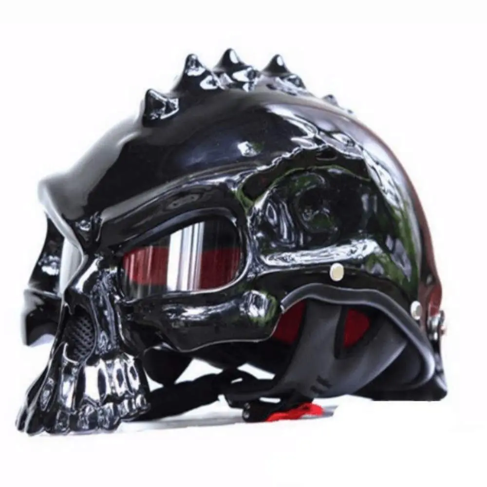 Unique Retro Designer Skull Limited Edition Motorcycle Bike Helmet