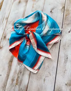 Serape Wild Rag, 35"x 35", Western Wild Rag, Boho, Cowboy Scarf