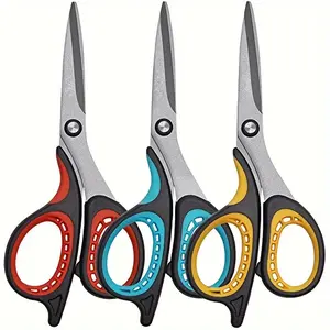 1pc Teflon Coated Non-Stick Scissors - Ultra-Smooth Cutting for Kitchen, Arts & Crafts - Rust-Proof, Durable, Multi-Purpose Shears with Easy Clean-Up