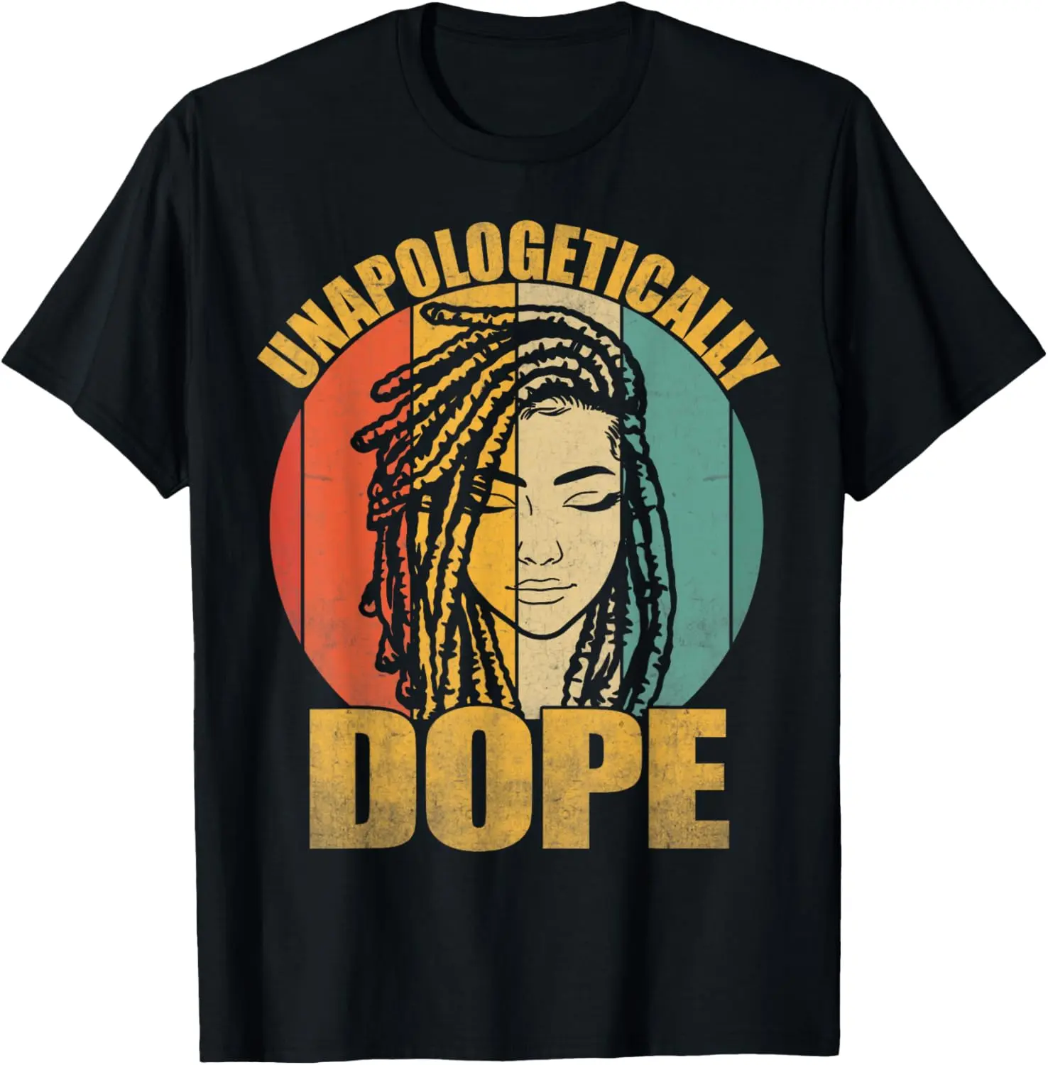 Men's "Unapologetically Dope" Graphic T-Shirt, Vintage Black Streetwear Top in 100% Soft Cotton, Casual Breathable Short Sleeve Menswear, Fashion Apparel, Tshirt, Natural, Shortsleeve, Sensitive Skin-Friendly, Moisture Absorb, Vintage Text, Regular Fit, M