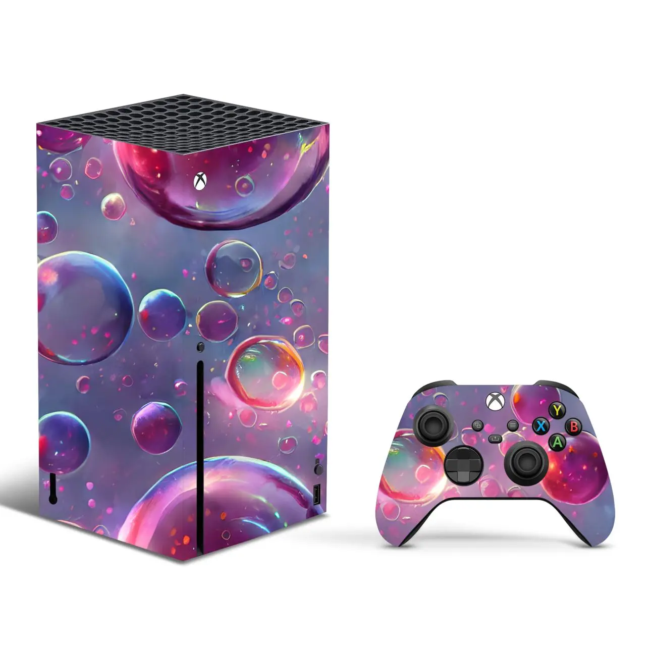 Vinyl Wrap Skin Bubbles Compatible with X-Box Series X +2 Controller Skins Vinyl Wrap Skin Bubbles Compatible with X-Box Series X +2 Controller Skins