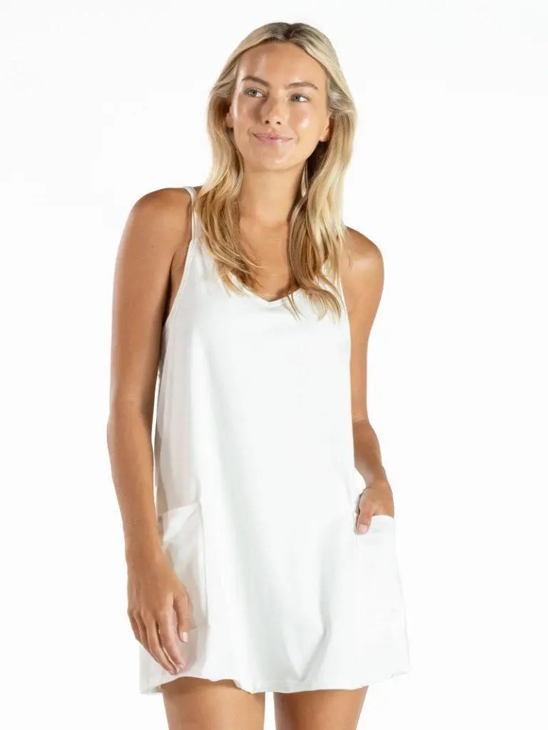 Tara Dress - Pearl - by Simply Southern