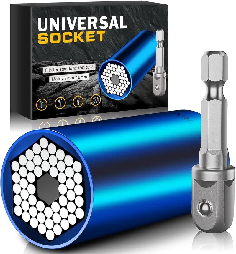 Christmas Dad Gifts for Father Husband Grandpa Him Men from Daughter Son Wife,Universal Socket Tools Gifts for Dad,Stocking Stuffers Gifts for Adults Men Who Have Evreything Mens Gifts for Fathers Day