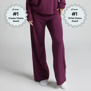 Comfrt | Cloud Pants | Soft Relaxed Straight Leg Lounge Pants With Drawstring
