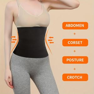 waistband corset body shapewear triple wrap - body shaping and shape adjustable high elasticity and comfort womenswear waist trainer