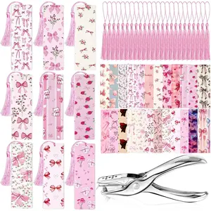 24Set Cute Bookmarks for Reading Women Aesthetic Girly Bookmarks Pretty  Bow Book Marks Bulk DIY Bookmark Bookish Page Markers Making Kit  Reading Accessories Valentines Day Gifts