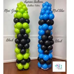DIY Crayon Balloon Column