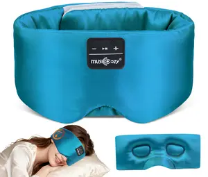 Side Sleeper’s Dream: Silk Bluetooth 5.4 Sleep Mask & Headphones, Total Blackout, Perfect for Travel & Restful Sleep