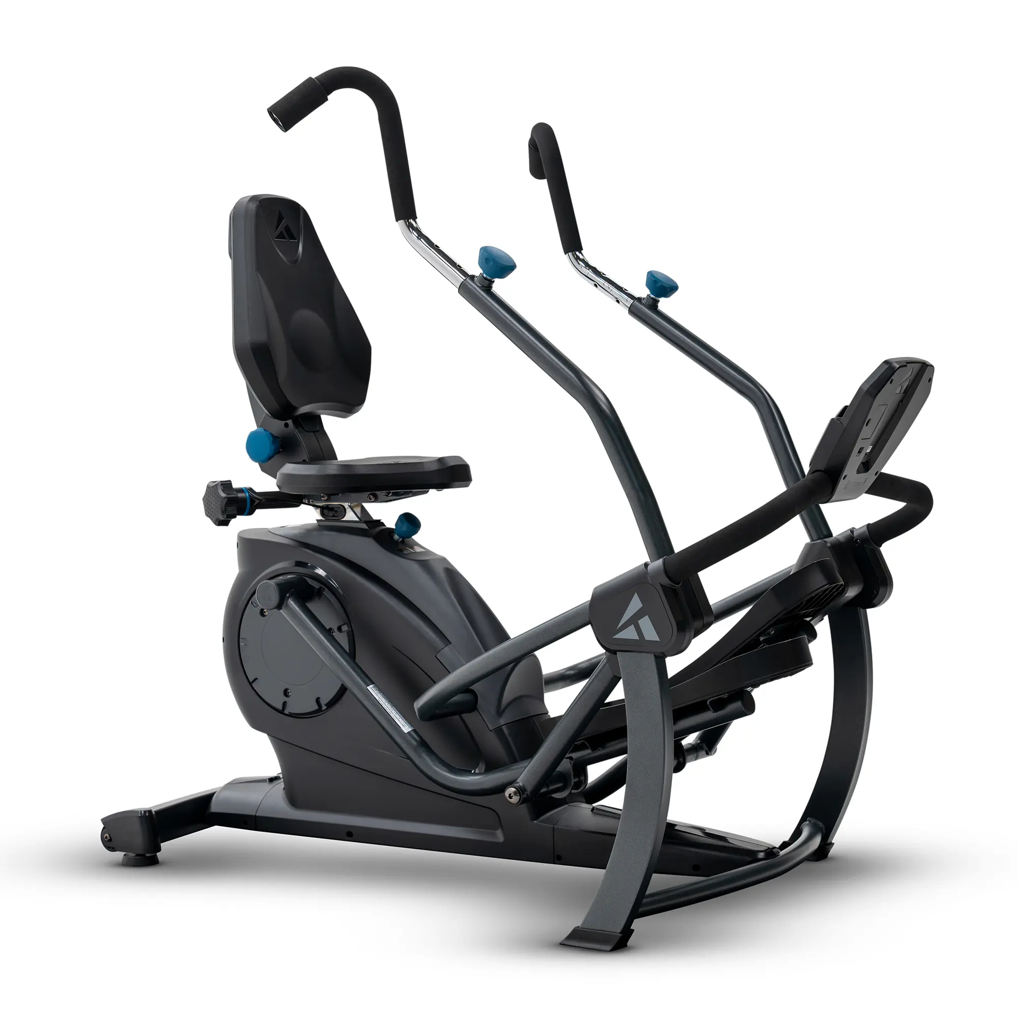 Teeter FreeStep Recumbent Cross Trainer Stepper - 0-Impact Exercise Bike Alternative, Patented Physical Therapy Stride, 350 lb Weight Capacity, Free Trainer Workout App