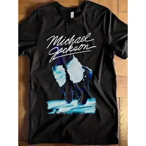 Graphic-Shirt Cotton Tees Size PlusMen's Spring Tops BREATHABLE COOL SUMMER Michael Jacksons UniSex T-Shirt (Bella Canvas) Cotton T-Shirts For Women, Cotton Fabric, Summer Women's Printed Style, Suitable For Street Wear. ,Y2K,Oversized Shirt Men,Summer To