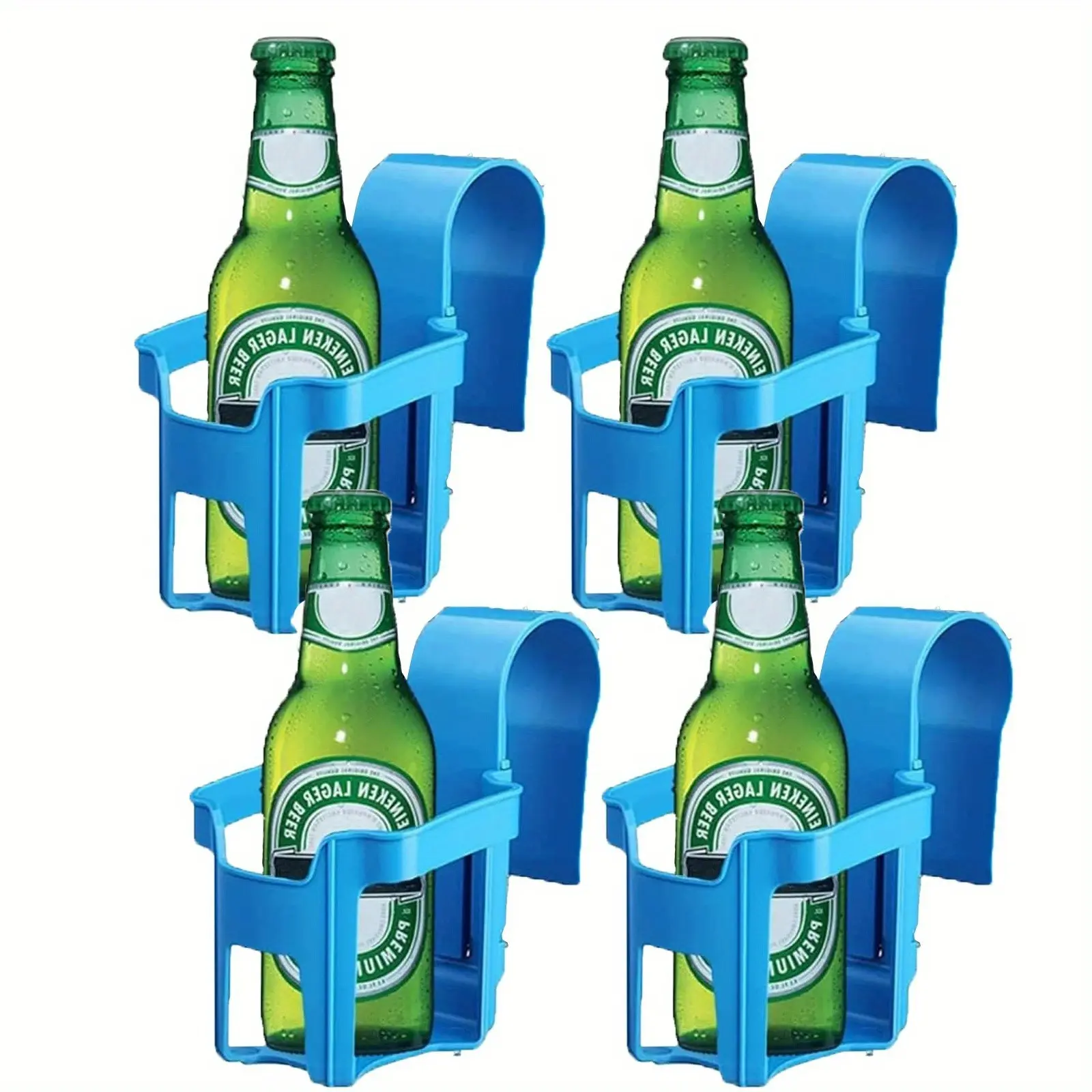Pool cup holder, 4-piece pool cup holder, plastic cup holder, pool side cup holder, pool side tank holder, multifunctional pool accessories, Water Bottle Stand, Drink Holders