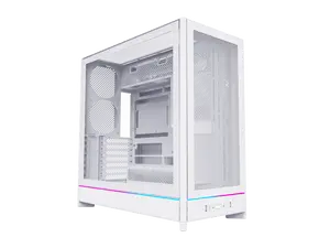 MONTECH HS01, ATX Mid-Tower PC Case, Gaming PC, High-Airflow, Reversible Layout, Mesh Front Panel, Sink-in Design, Toolless Panels, White