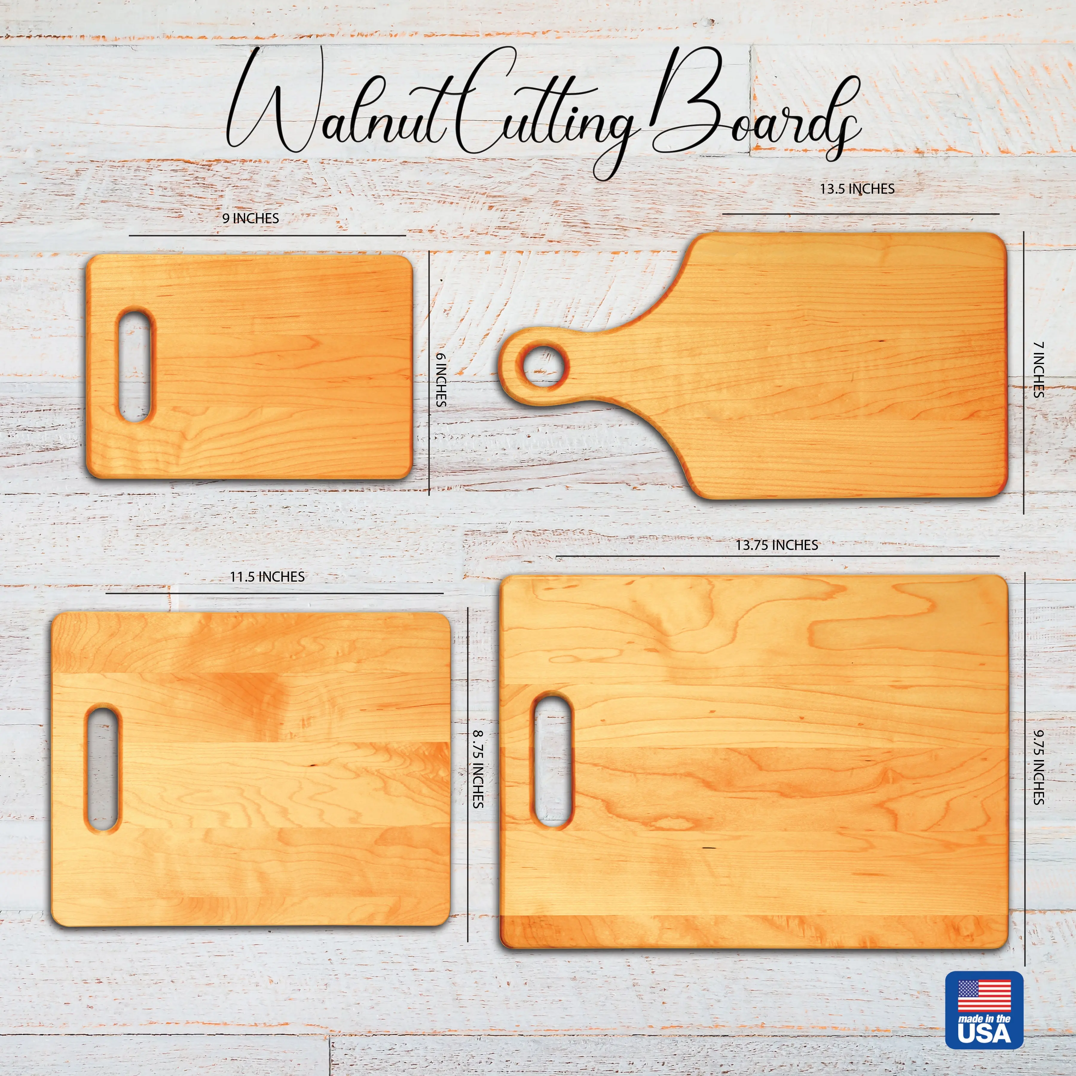 Personalized Cooking Up Memories Maple Cutting Board