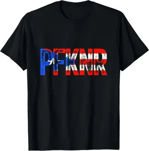 Women's 100% Cotton Vintage Puerto Rico Boricua Root Flag T-Shirt - Premium Streetwear Fitted Round Neck Top, Comfortable Light-Fit Fabric Women's Clothes for Anniversary