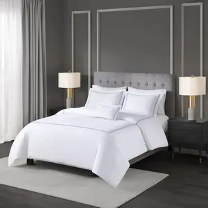 Cotton Sateen Embroidered Comforter Set, 500 Thread Count Luxury Collection
