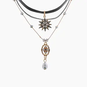 Cider [One Size] Star Layered Decor Necklace