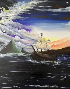 "Jack's Voyage" Acrylic Painting