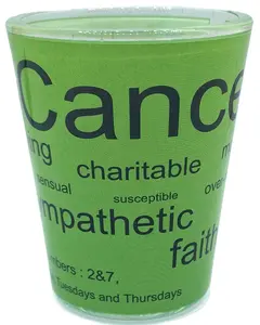 Cancer Shot Glass 2 Oz