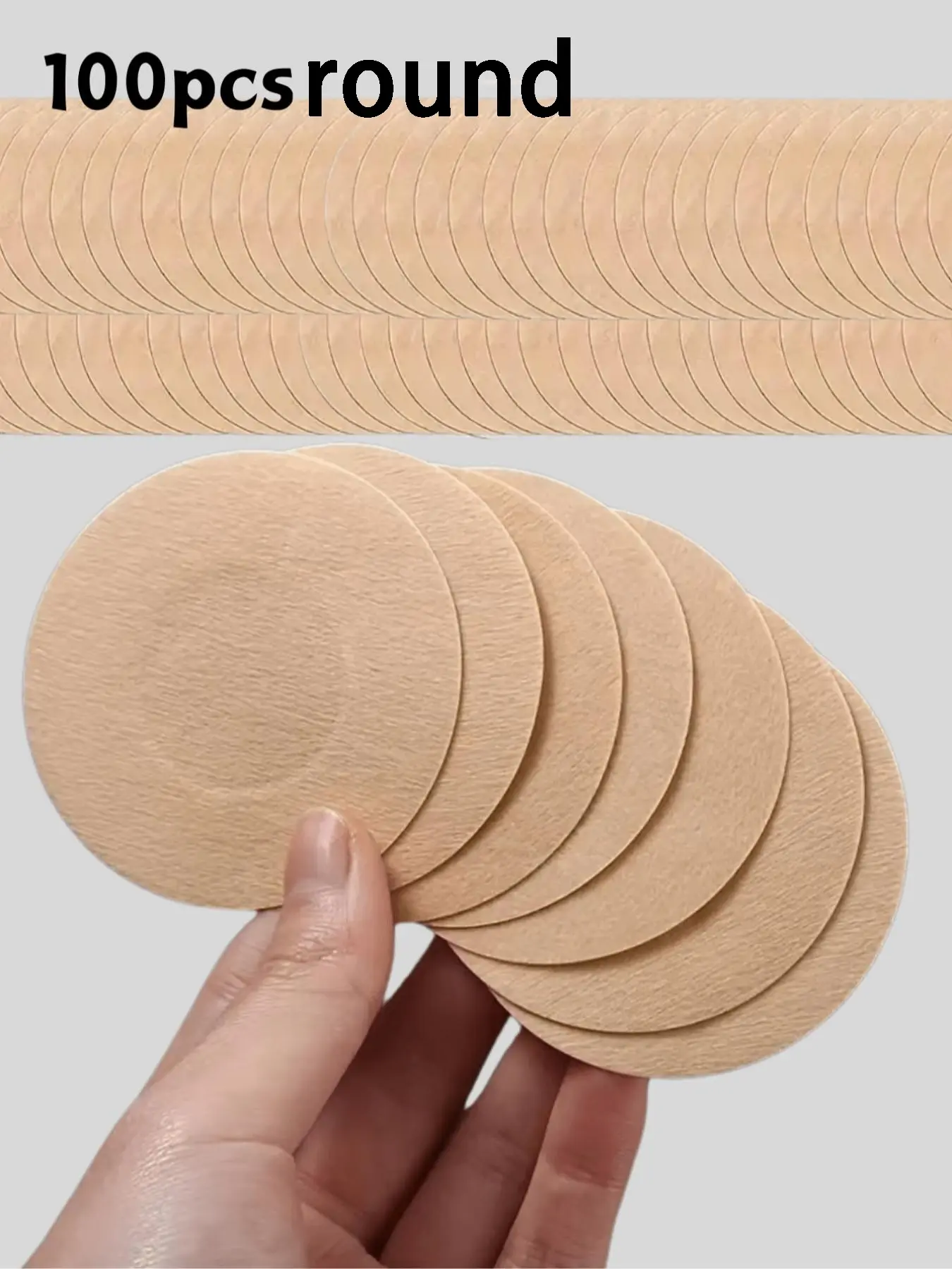 100 Pieces Disposable Invisible Nipple Covers, Perfect for Everyday and Various Occasions, Comfortable and Secure Adhesion, Ideal for Women, Underwear Accessories