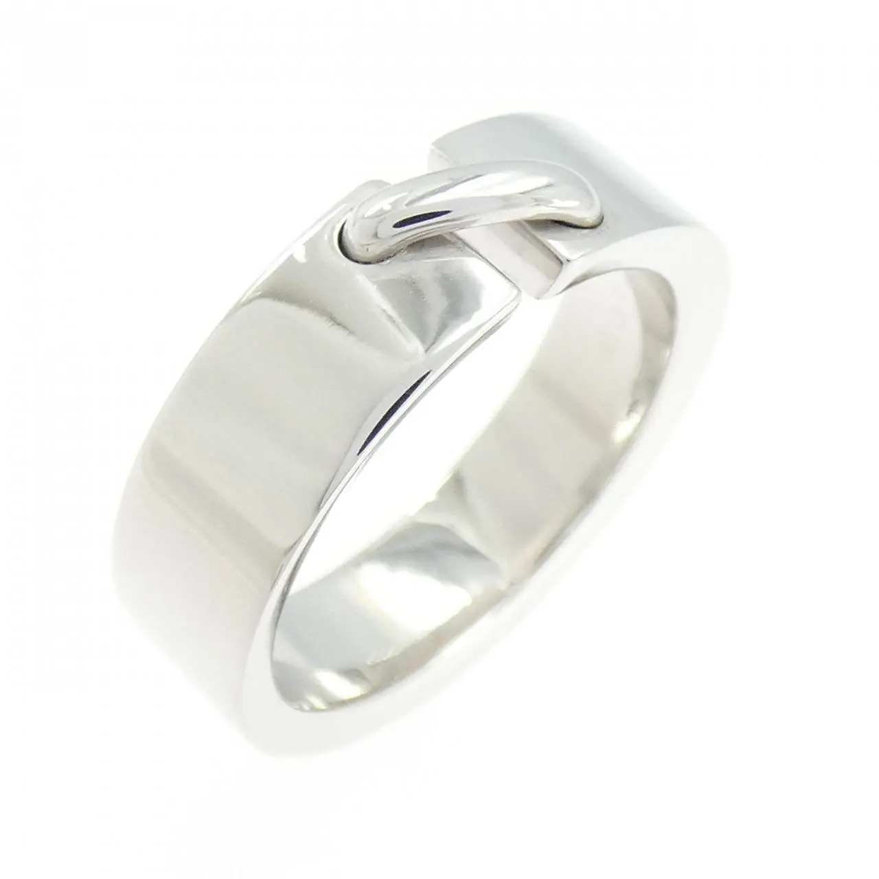 Chaumet Liens Évidence 750 White Gold Ring Size 20.5
