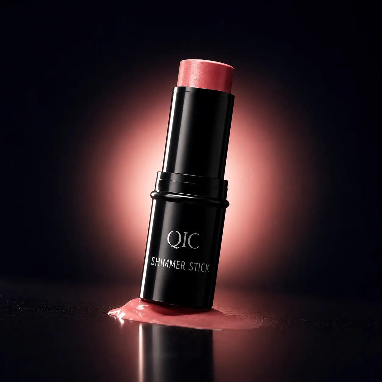 Multi-Use Cream Blush & Highlighter Stick - Silky Smooth Formula, Water-Light Coral Pink for Natural Glow, Long-Lasting Soft Glam Cosmetic