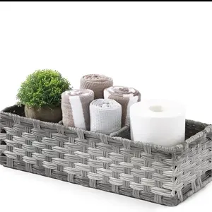 Toilet tank topper with larger compartments