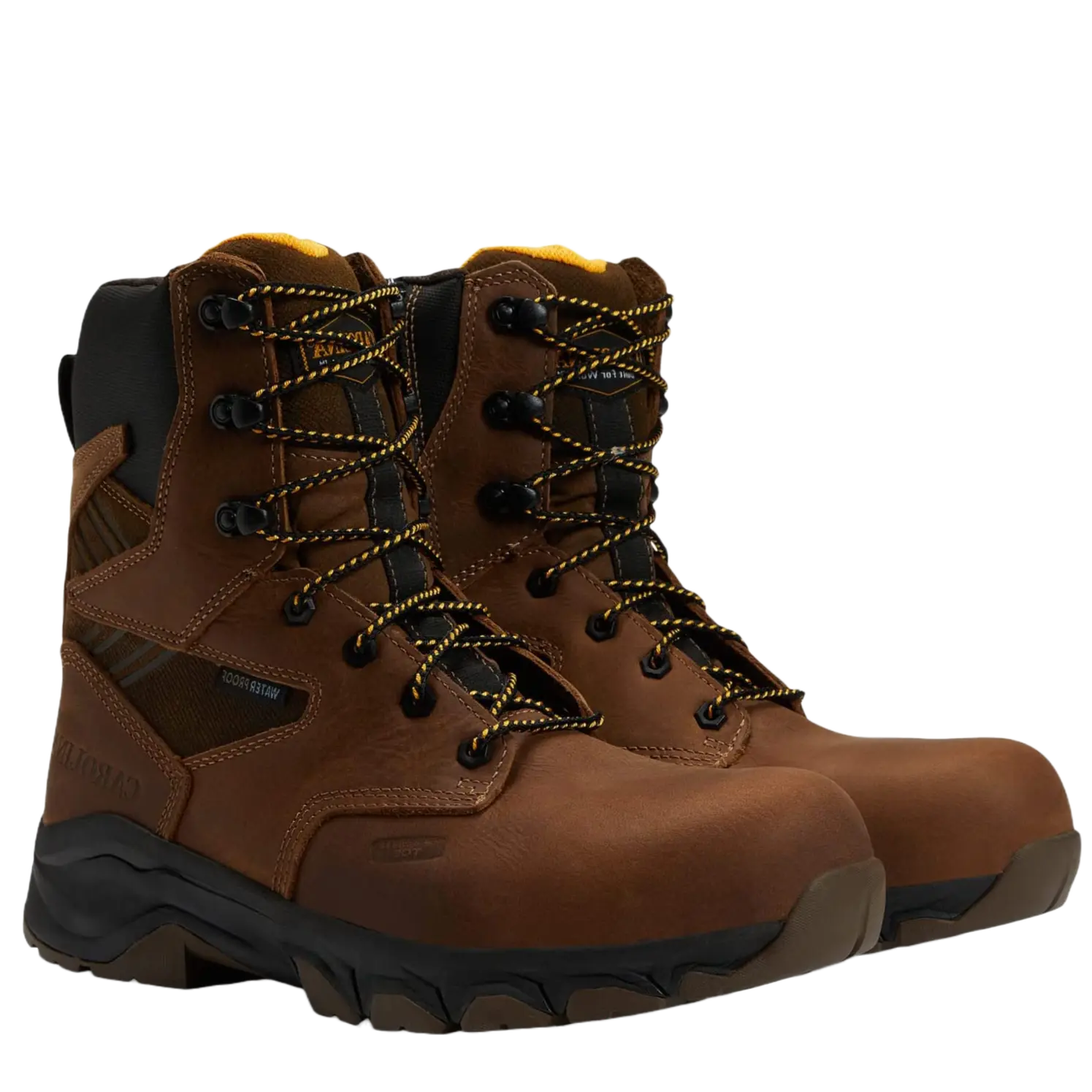 Carolina® Men's 8" Subframe Waterproof Brown Work Boots CA5552