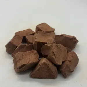 Edible Ural Red Clay Chunks, Lumps | 200g(7oz) & Zero Additives, Cosmetic Quality, Wet Slightly Adhesive