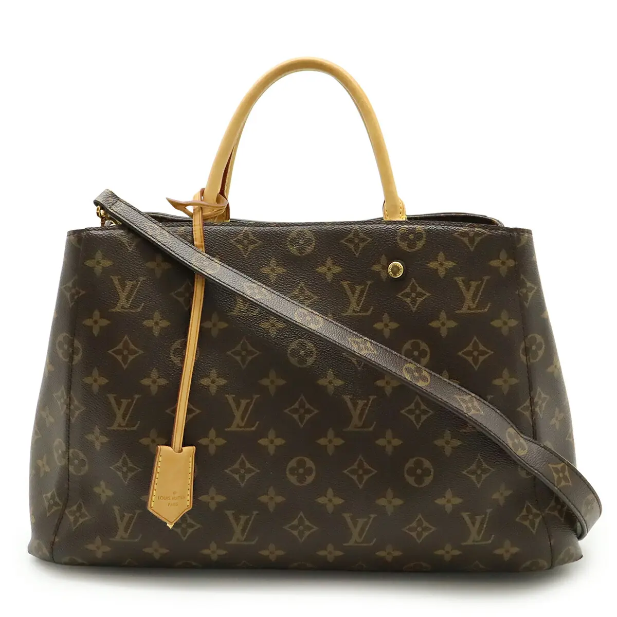 Pre-owned Louis Vuitton Canvas Shoulder Bags Montaigne GM Monogram 2way bag