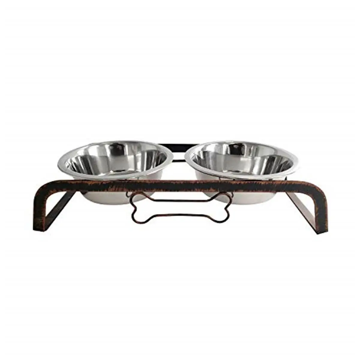 OCI 38 American Pet Elevated Rustic Dog Feeder