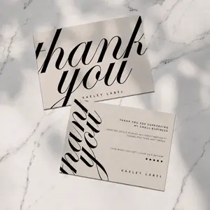 Thank You Card for Purchase – Small Surprise Insert Card for Orders