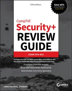USED-Comptia Security+ Review Guide: Exam Sy0-601 by Stewart, James Michael (Paperback)