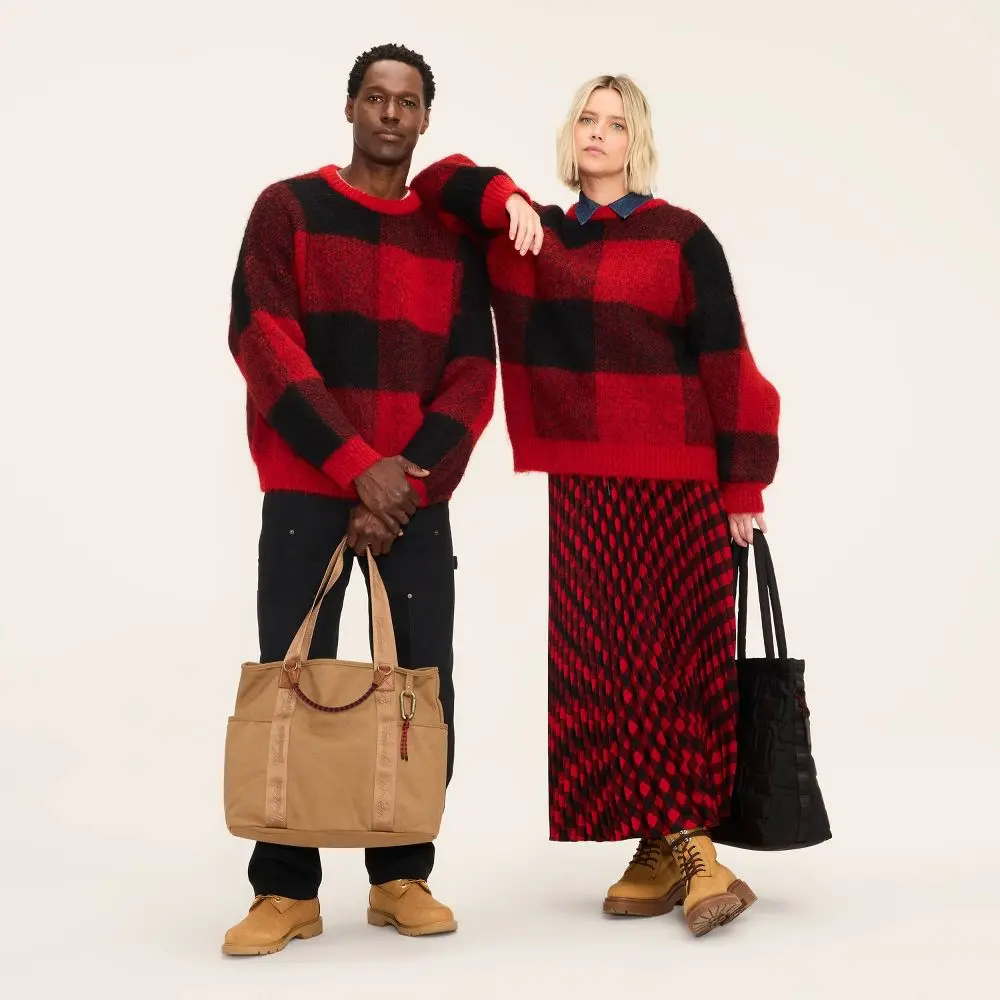 Adult Buffalo Check Pullover Sweater - Woolrich Adult Buffalo Check Pullover Sweater - Woolrich