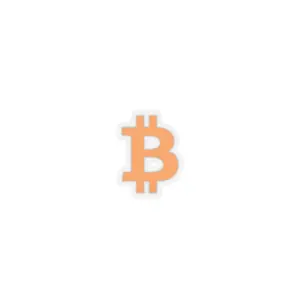 Bitcoin Logo Sticker | BTC Crypto Vinyl Decal by Mintcraft Studios