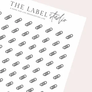 Paper Clip Icon | Aesthetic Planner Sticker Sheet