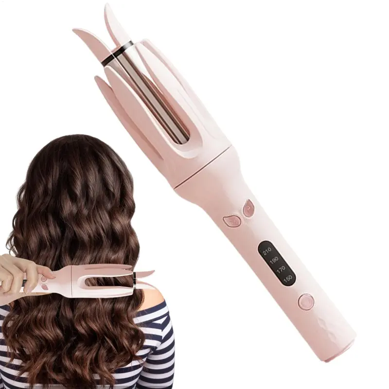 Fully automatic curling stick lazy curling tool,Negative Ion Automatic Hair Hair Curl Wand, 4 Modes Temperatures Rotating Curling Iron for Women, Hair Styling Tools for Home, Automatic Curling Stick ,Christmas, New Year, birthday gifts