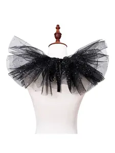 Puffy Net Collar for Masquerade Ball Clown Circus Accessories Group Performance Portrait Neckwear