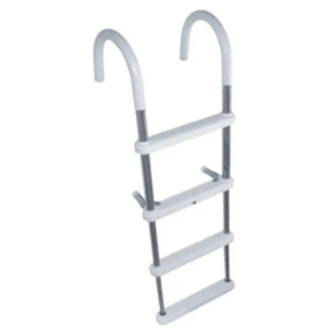 4 Step Telescoping Gunwale Hook Boat Ladder