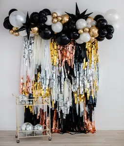 Pop Fizz Clink Fringe Backdrop