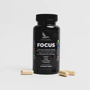 Focus Nootropic supplement for memory, clarity, concentration, productivity, and to boost focus (60 ct)