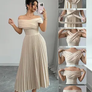 Pleated Maxi Dress – Graceful, Fluid & Timeless!