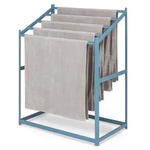 Coast Modern Pool Towel Rack – Choose Your Color - Outdoor & Indoor 5 Beach Towel PVC Drying Rack