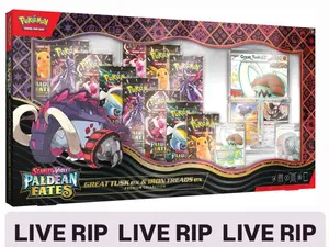 Pokémon TCG: Scarlet & Violet—Paldean Fates Great Tusk ex & Iron Treads ex Premium Collection (LIVE RIP)