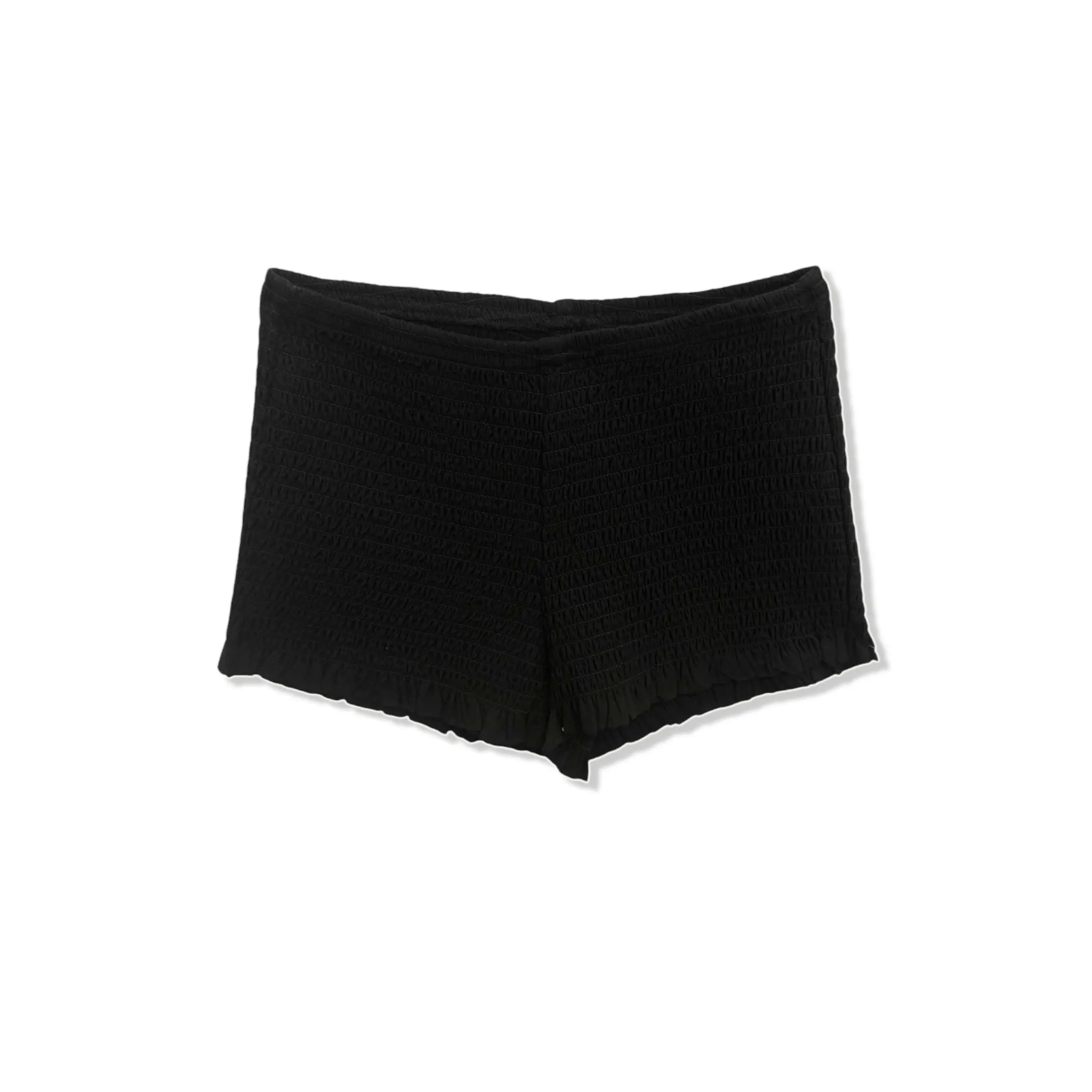 JUNIOR POPPI SOLID SMOCKED SHORTS