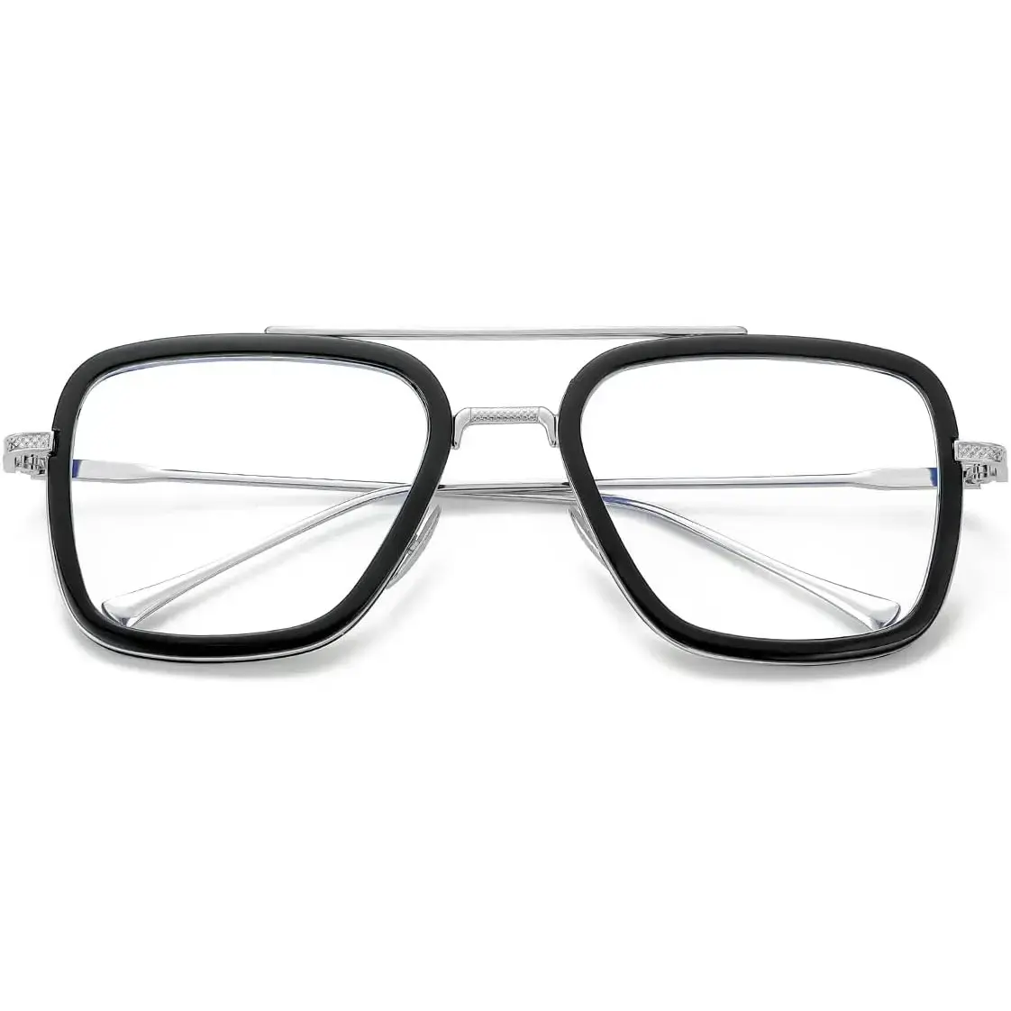 Tony Stark Style Blue Light Blocking Glasses for Men Women, Iron Man and Spider-Man Computer Gaming Glasses