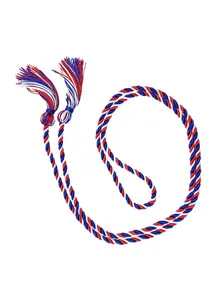 Military Graduation Honor Cord - Red, White & Blue Honor Cords