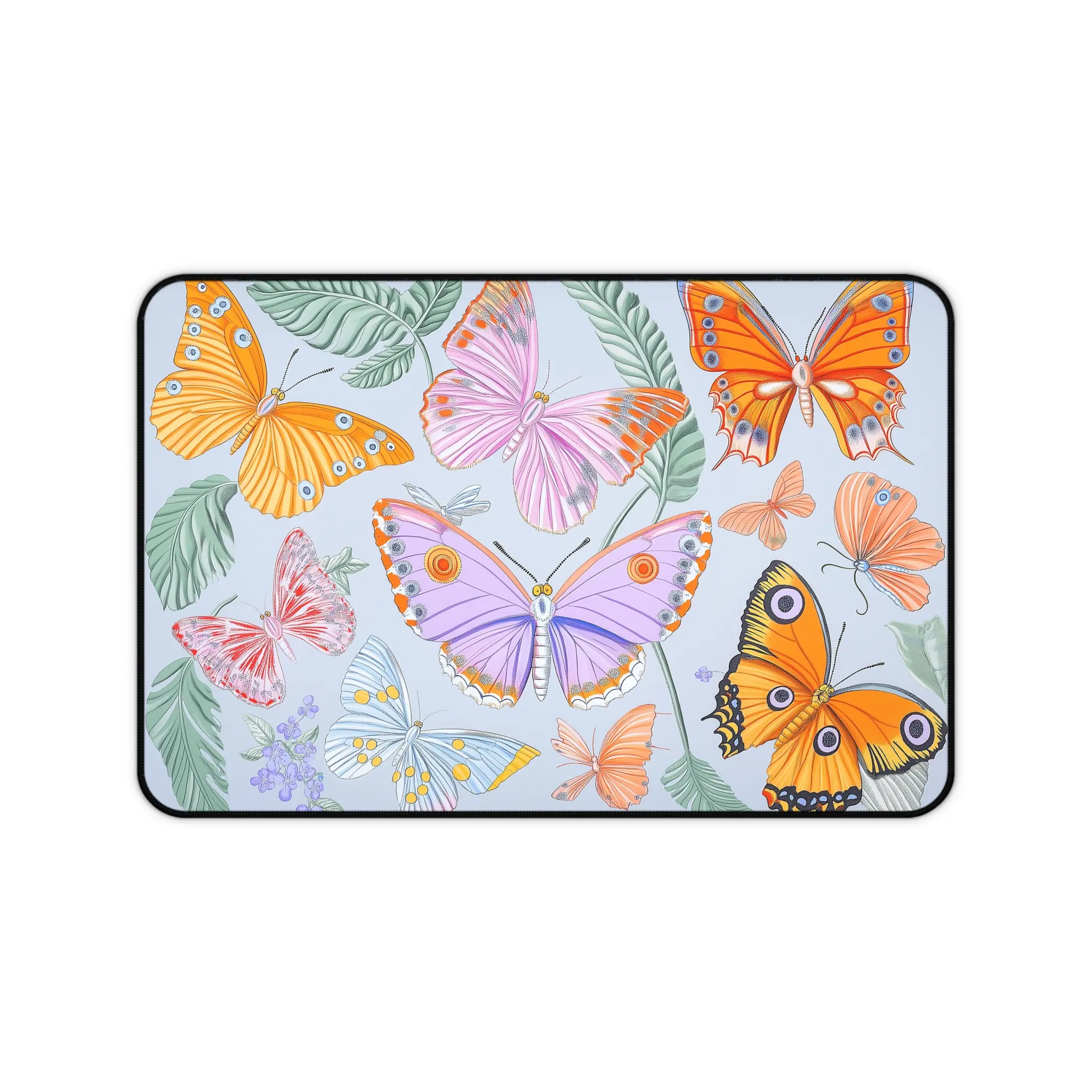 Butterfly Desk Pad – Perfect Gaming & Office Accessory! Desk pad, gaming pad, office desk mat, mouse pad"