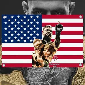 Conor McGregor UFC Flag , Conor McGregor Canvas , Conor McGregor Poster , Gym Wall Decor, Fitness Wall Art, Ufc Flag, Trending Flag.