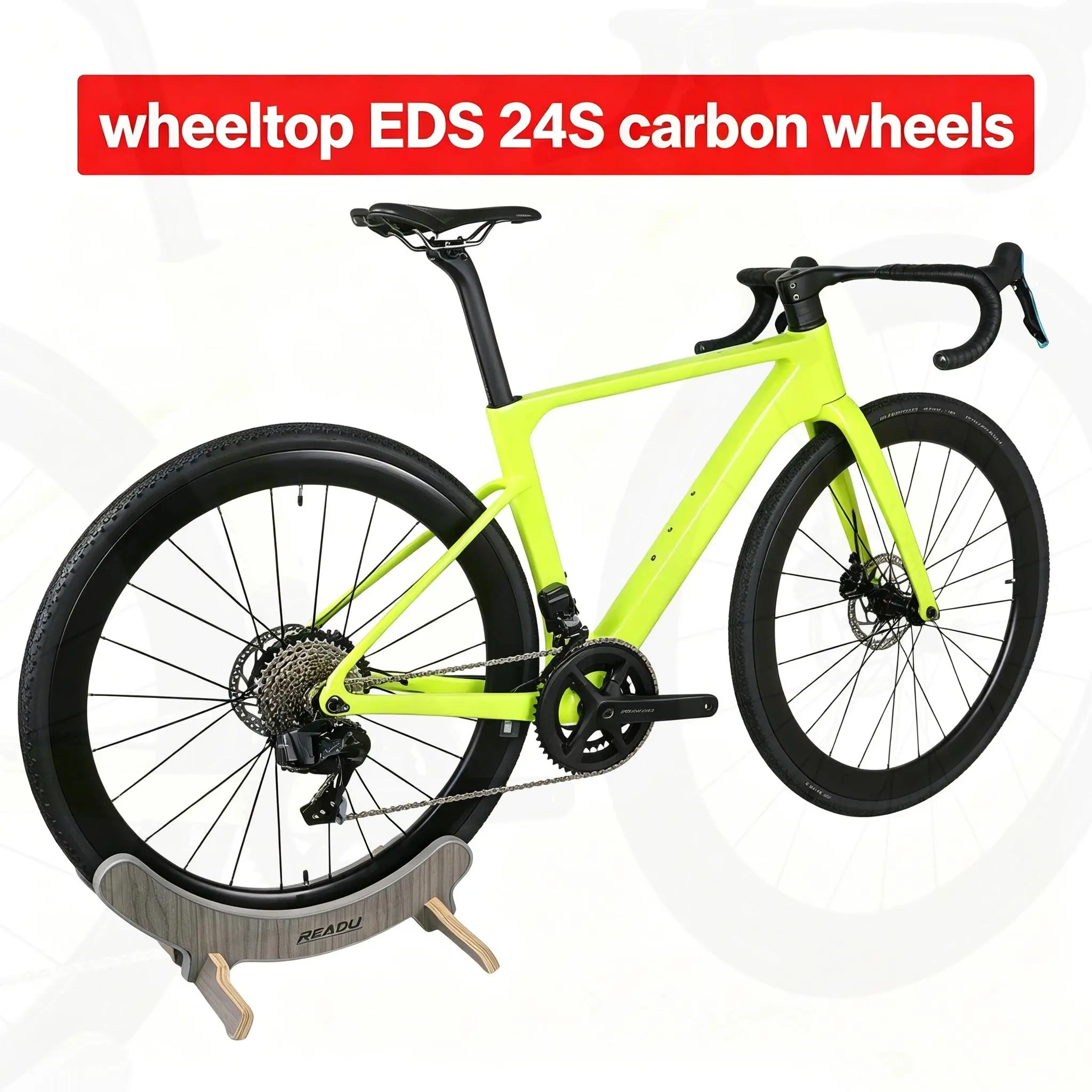 TT-X42 Bicycle Full Carbon Light Weight Road Bike With WheelTop EDS DI2 Wireless Electric Group Set  carbon wheels